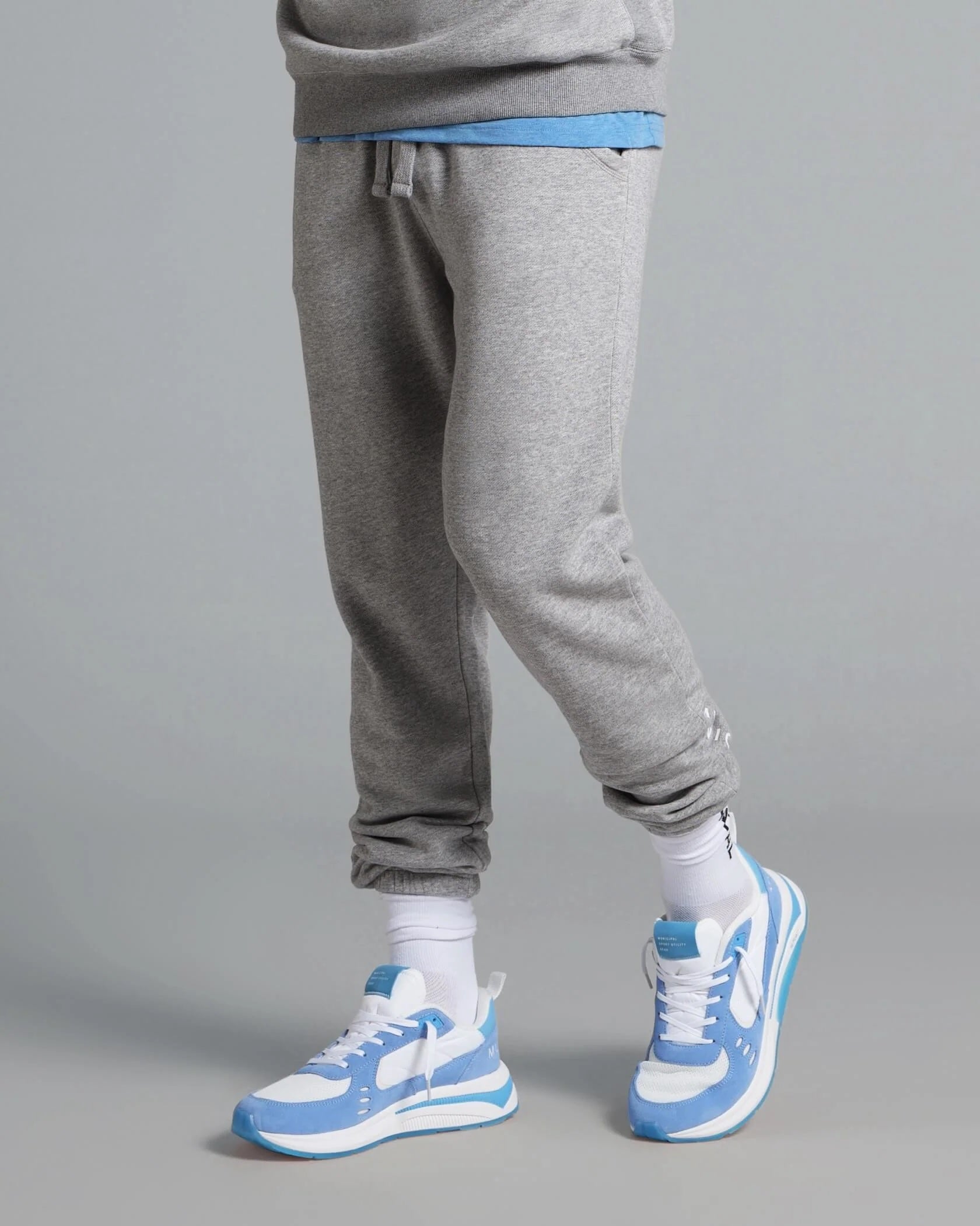 Municipal Gameday Sweatpant Athletic Gray/White Small