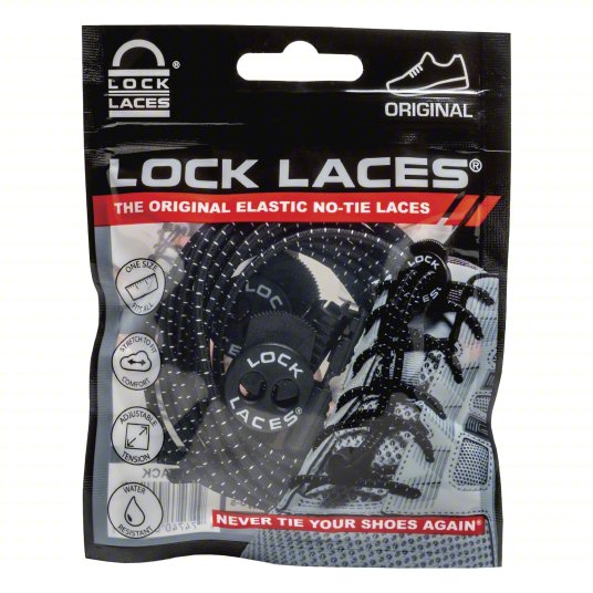 Lock Laces Grey Regular