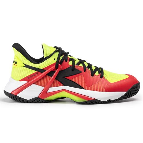 Men's B.icon 2 AG Yellow Flue/Black/Fiery Red (FINAL SALE) 8