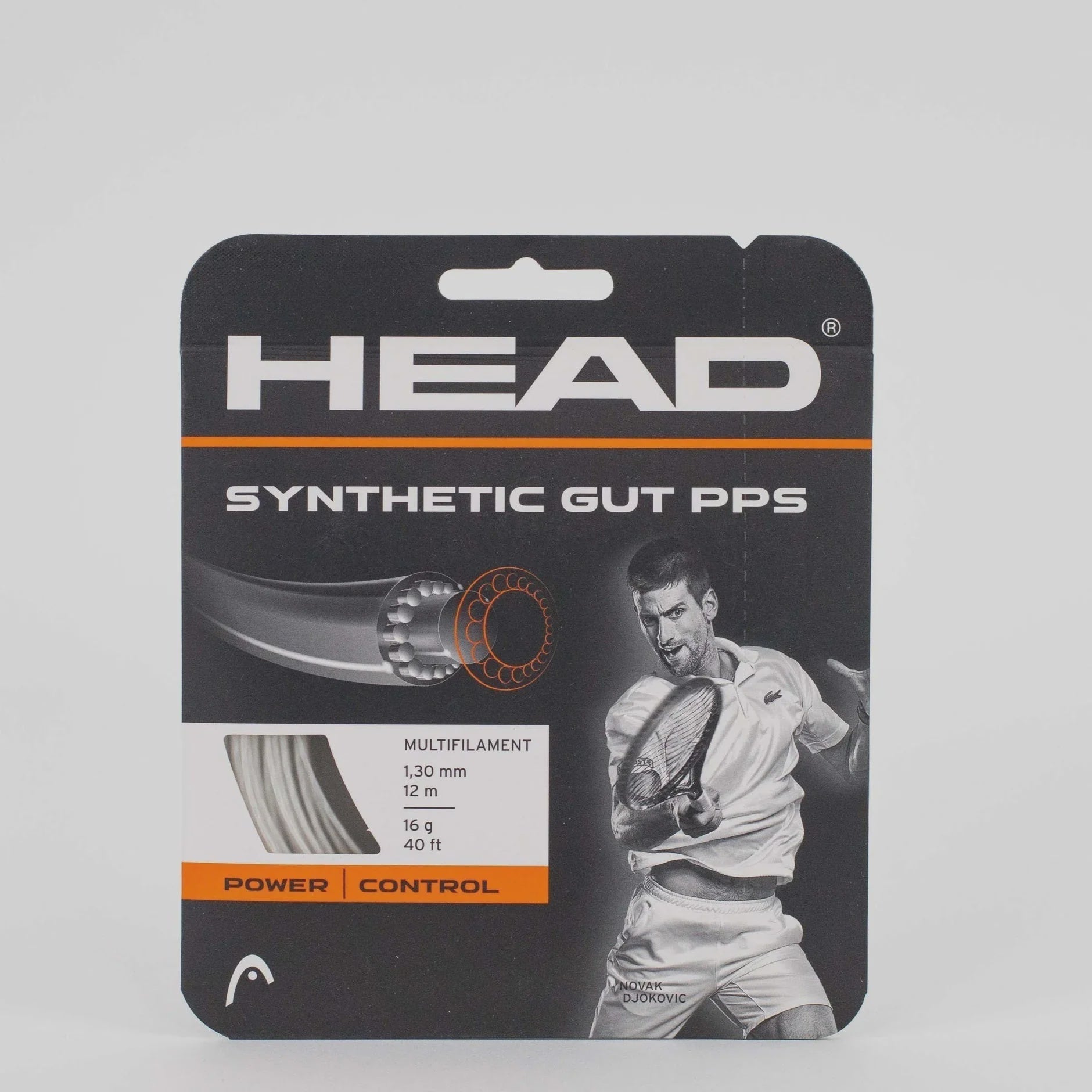 Head Synthetic Gut PPS 16G/1.30 String White White