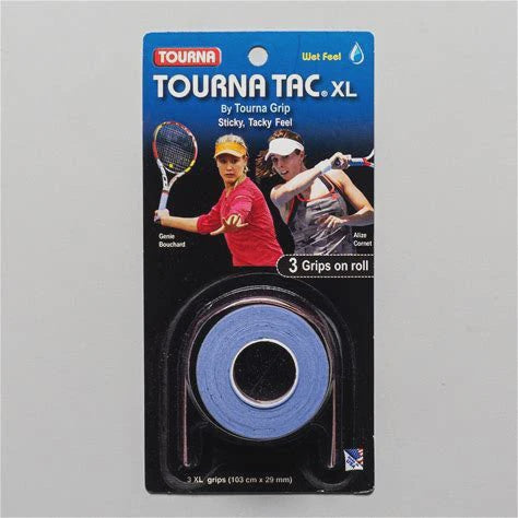 Tourna Tac XL Light Blue 3 Pack Regular
