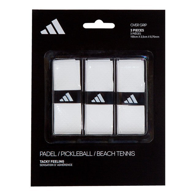 Adidas Padel/Pickleball Overgrip 3 Pack White