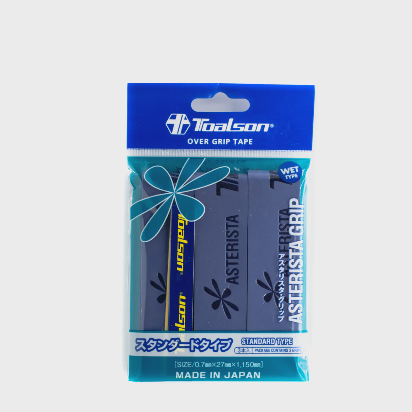 Asterista Overgrip 3 pack Dark Blue Regular