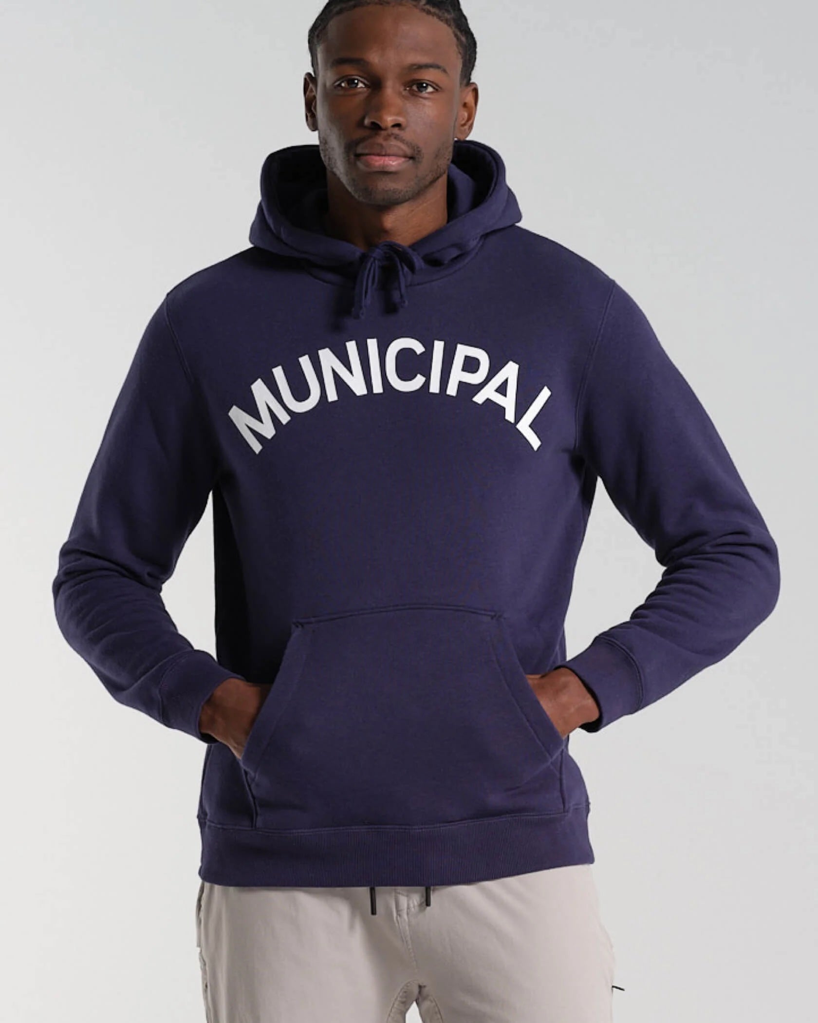 Municipal M.300 Hoodie Navy/White Small