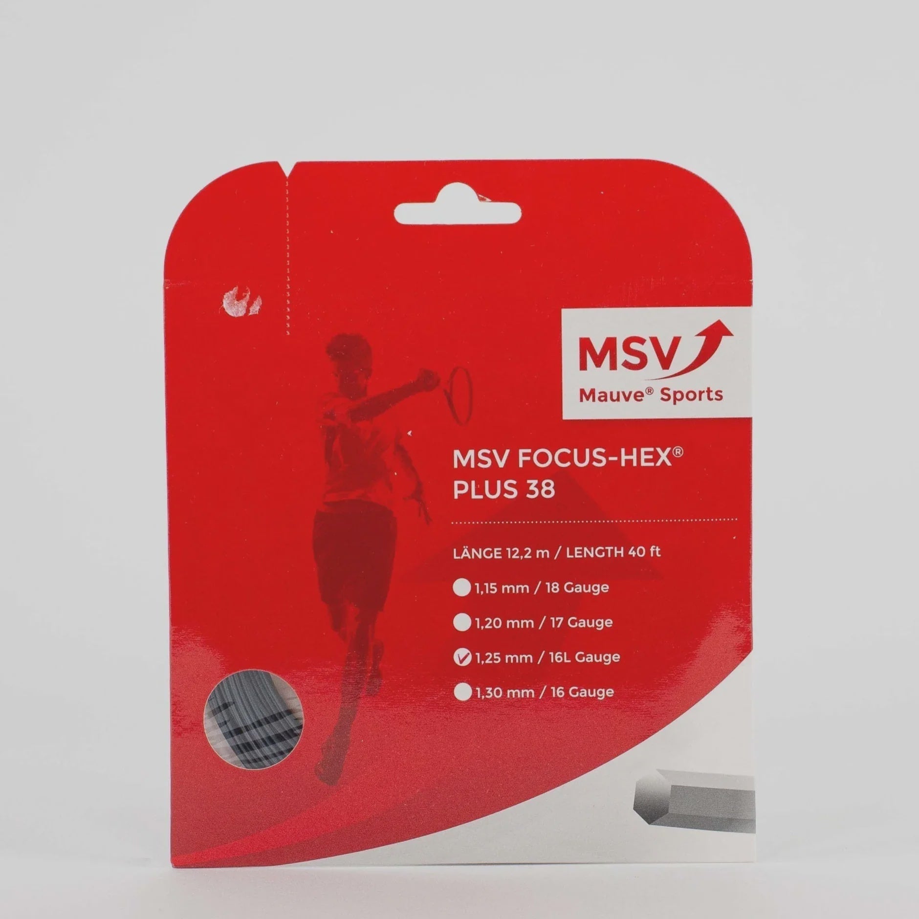 Focus-Hex Plus 38 16L/1.25 String Black Black