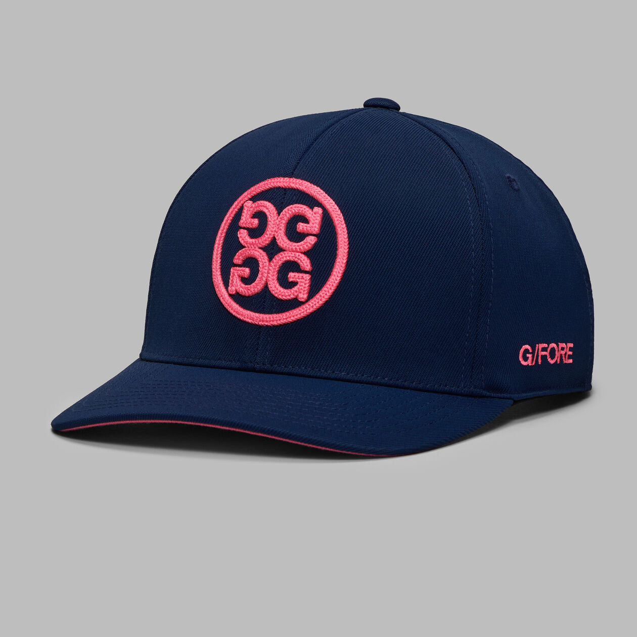 G/Fore CHAINSTITCH CIRCLE G'S CONTRAST HAT TWILIGHT/KNOCKOUT PINK Regular