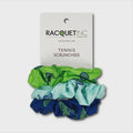 Tennis Ball Scrunchies Blue/Green Regular