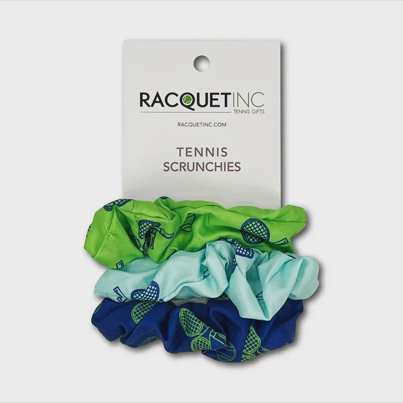 Tennis Ball Scrunchies Blue/Green Regular