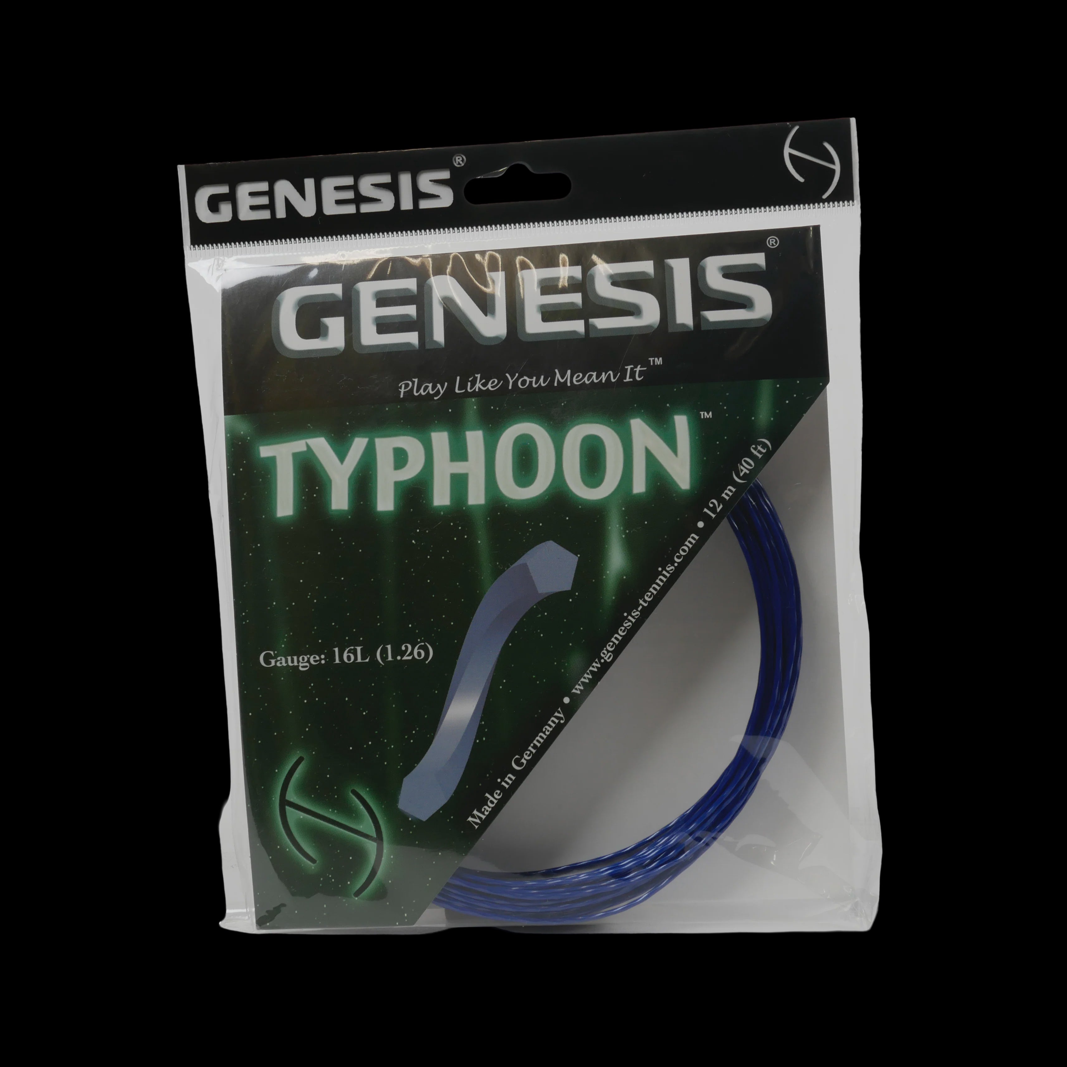 Typhoon 16L/1.26 String Blue Blue