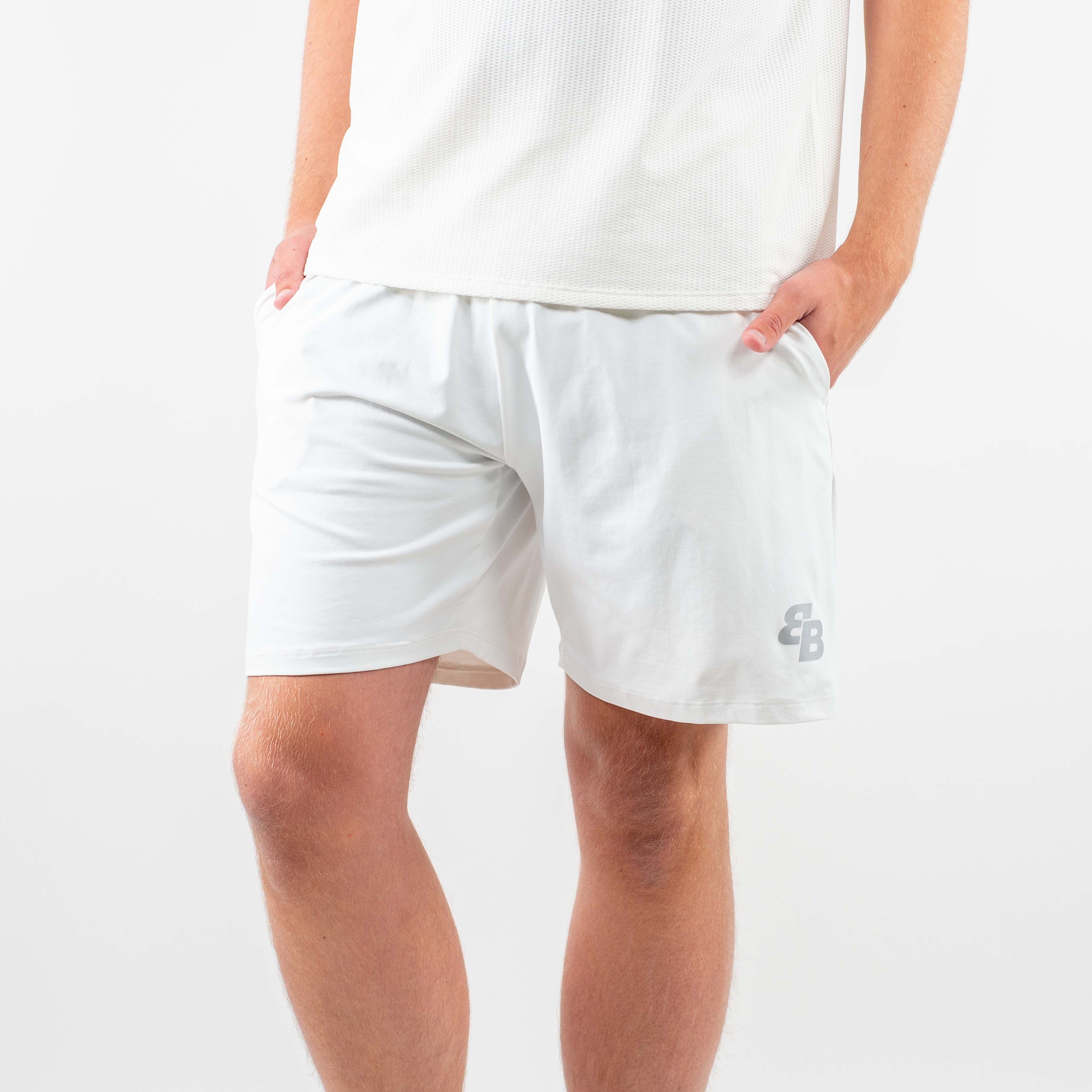 Elastic Shorts White (FINAL SALE)