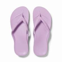 Archies Footwear Lilac Arch Support Flip Flops 9
