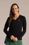 J.Pritchard Women's 5.0 Long Sleeve Tee Pure Black