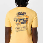 adidas Men's Spring Pickleball Graphic Top - Semi Impact Orange