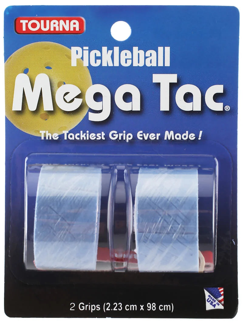 Tourna Pickleball Mega Tac - Black or Blue - 2 Pack
