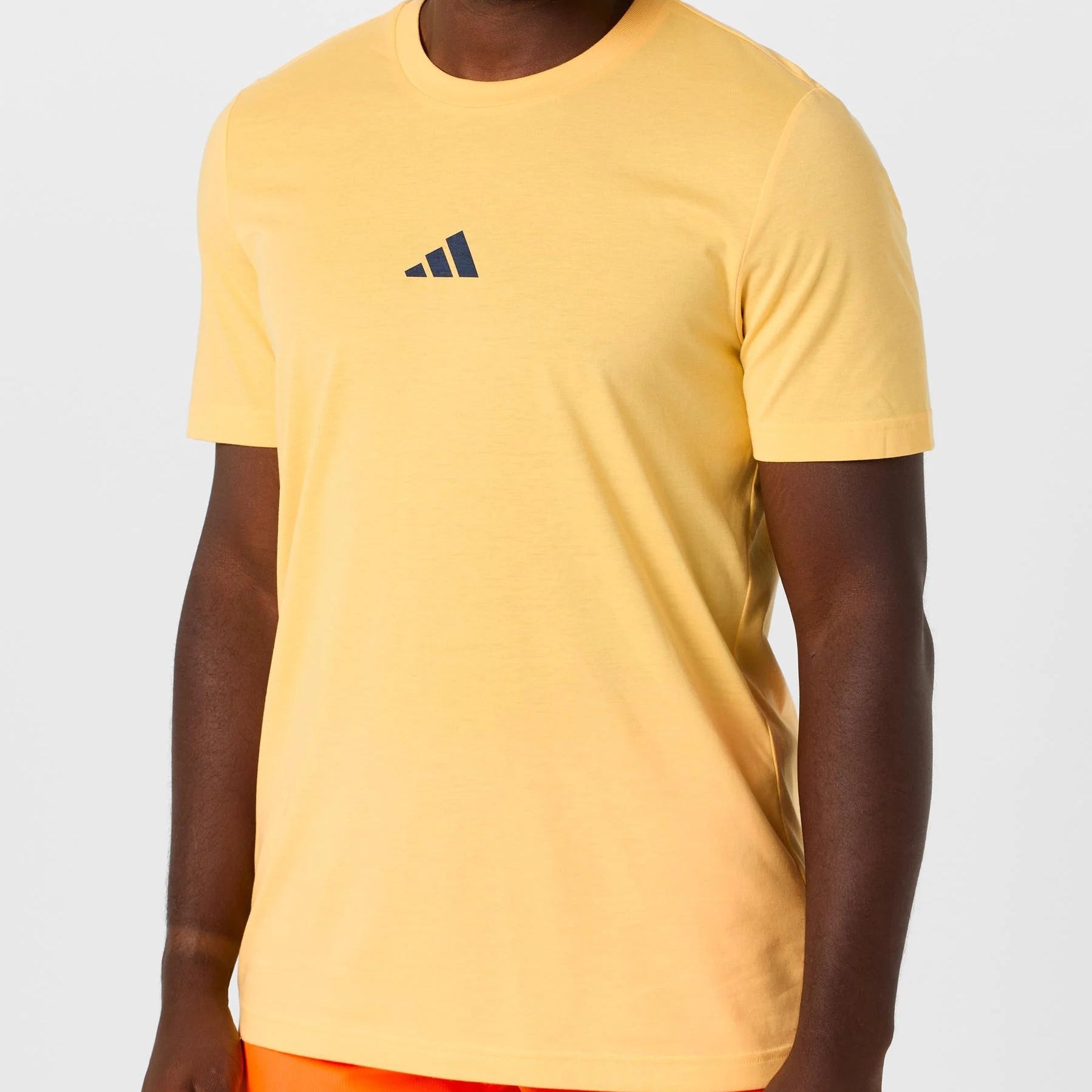 adidas Men's Spring Pickleball Graphic Top - Semi Impact Orange