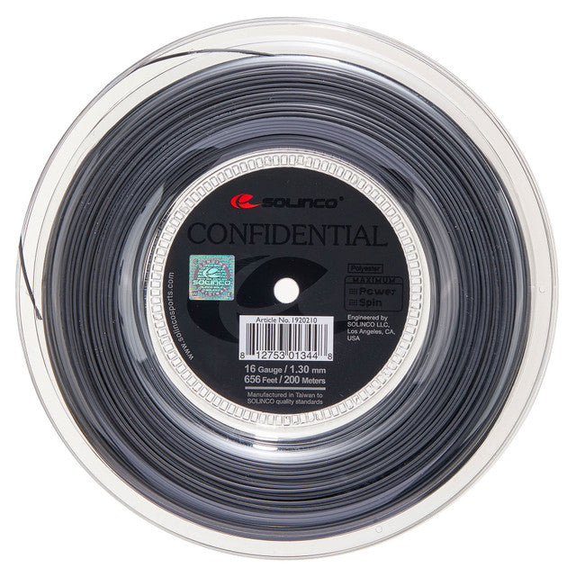Solinco Confidential 16/1.30 Grey REEL