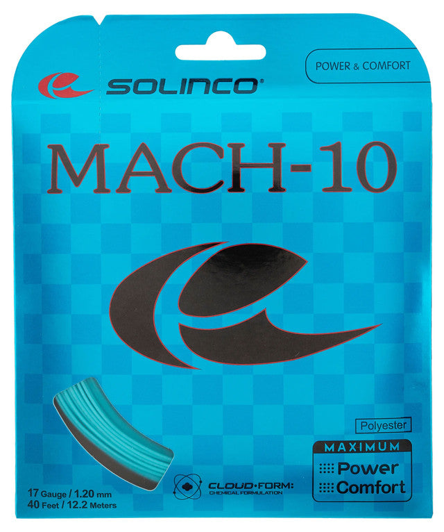 Solinco Mach-10 17G/1.20 String Blue