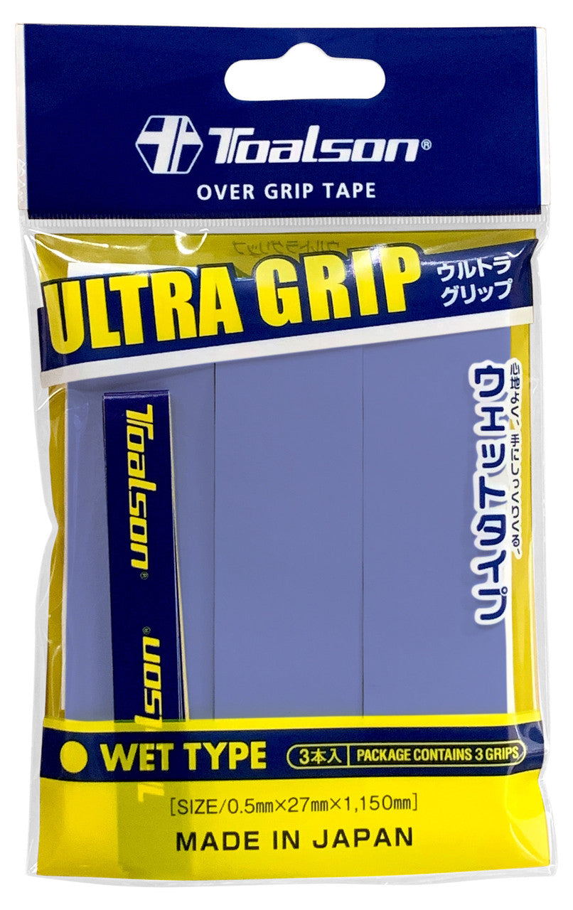 Toalson Ultra Overgrip 3 Pack Dark Blue