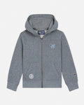 GOAT USA Full-Zip Hooded Sweatshirt - Navy, Grey
