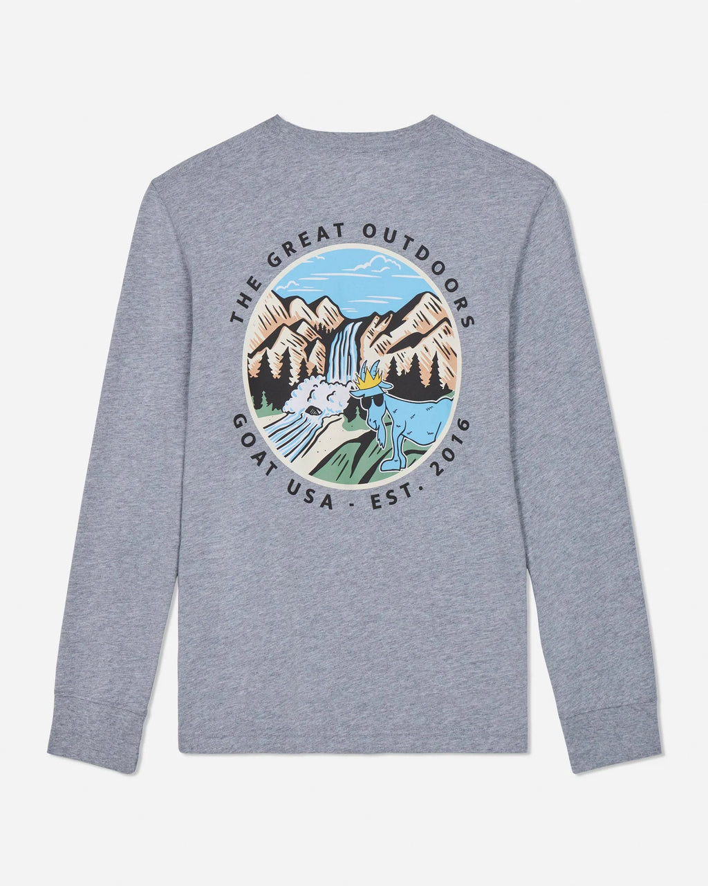 GOAT USA The Great Outdoors Long Sleeve T-Shirt