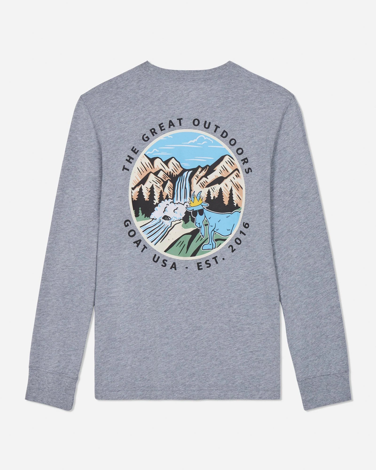 GOAT USA The Great Outdoors Long Sleeve T-Shirt