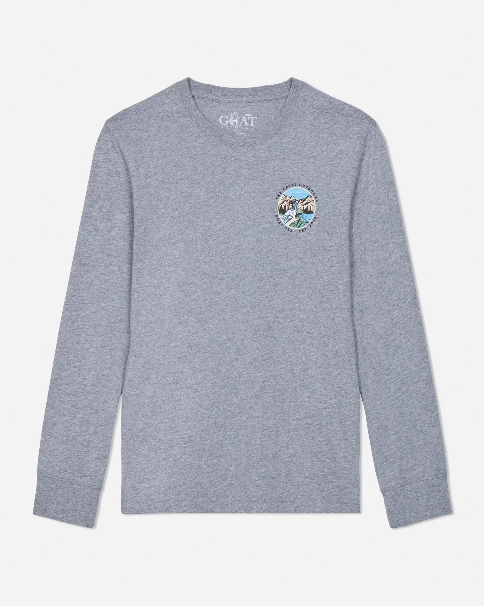 GOAT USA The Great Outdoors Long Sleeve T-Shirt