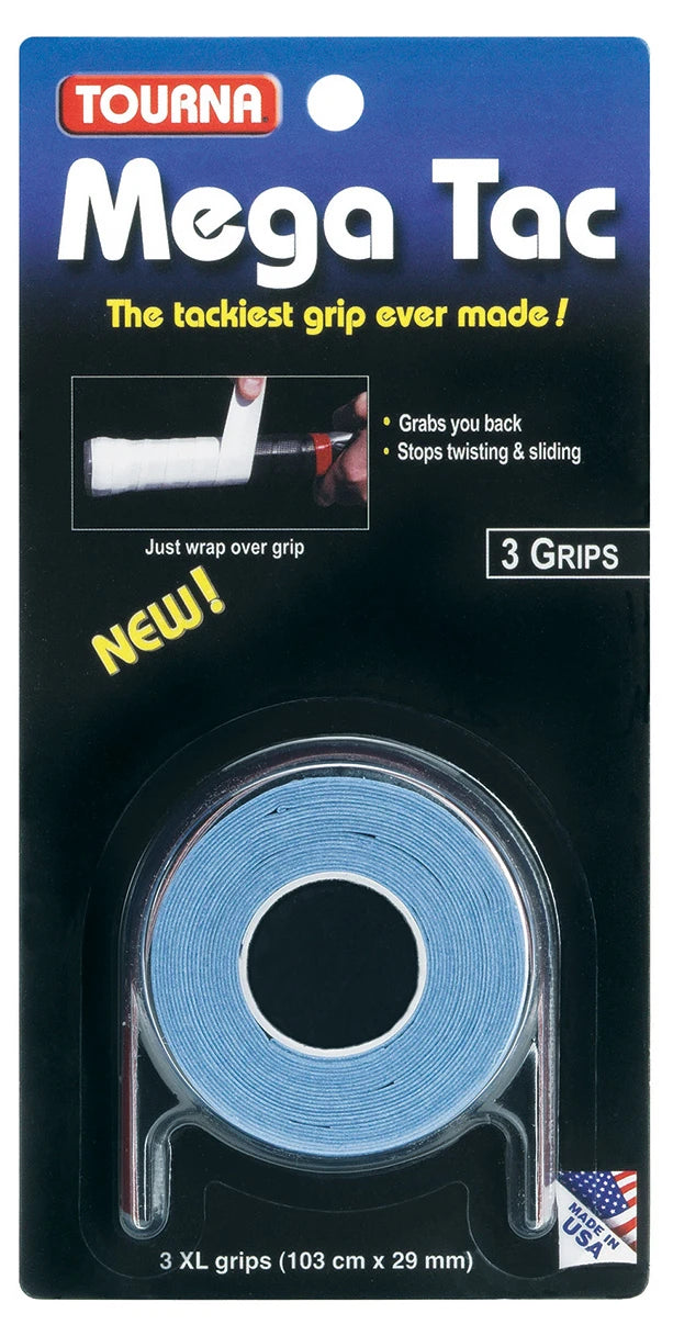 Tourna Mega Tac Blue 3 Pack